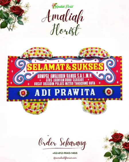 Papan Bunga Ucapan Selamat Purwokerto Barat