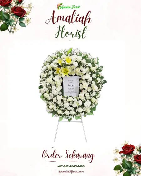 Krans Bunga Duka Purwokerto Barat